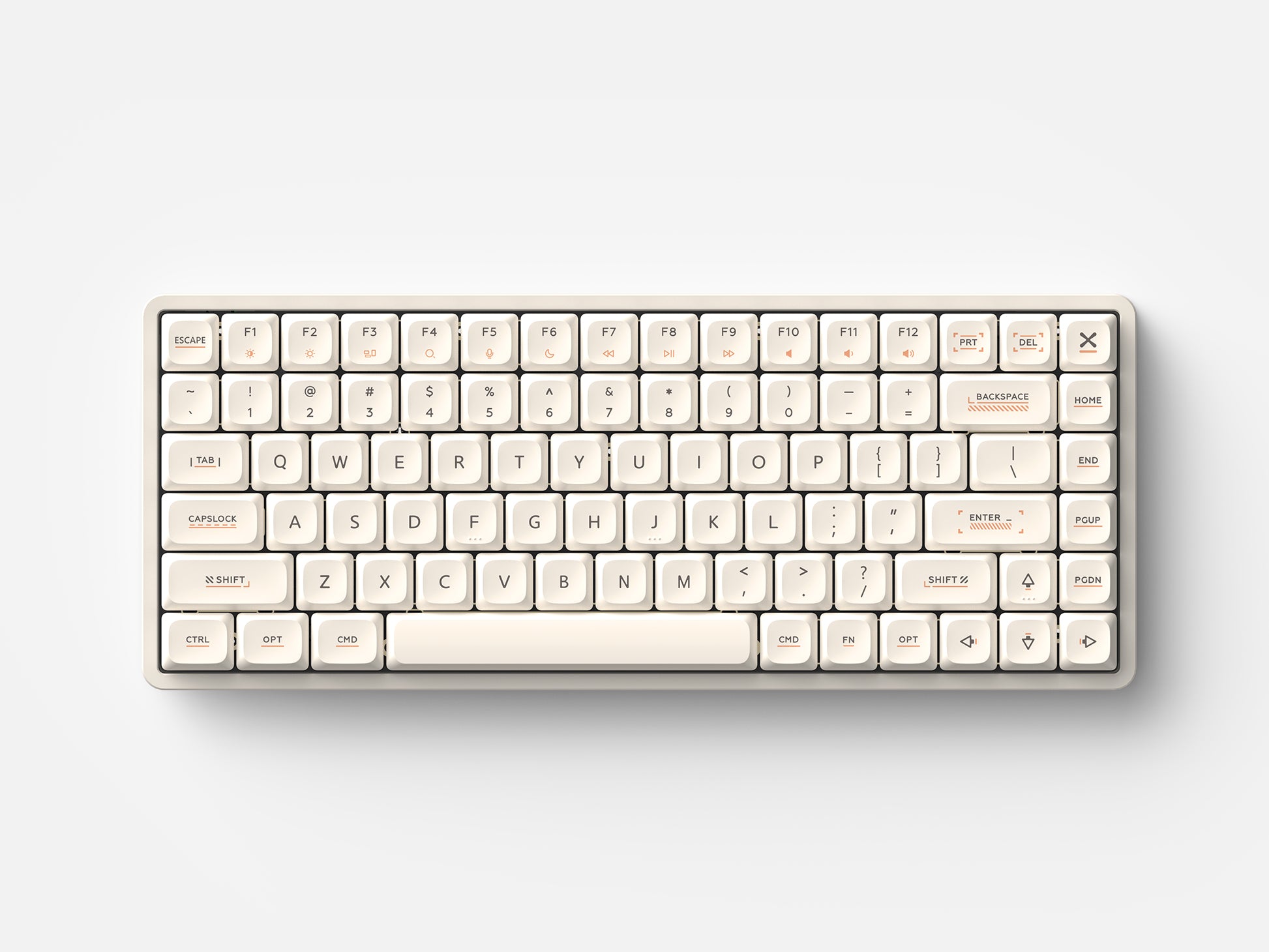 Magi75 ANSI 配列 layout low-profile aluminum 机械键盘