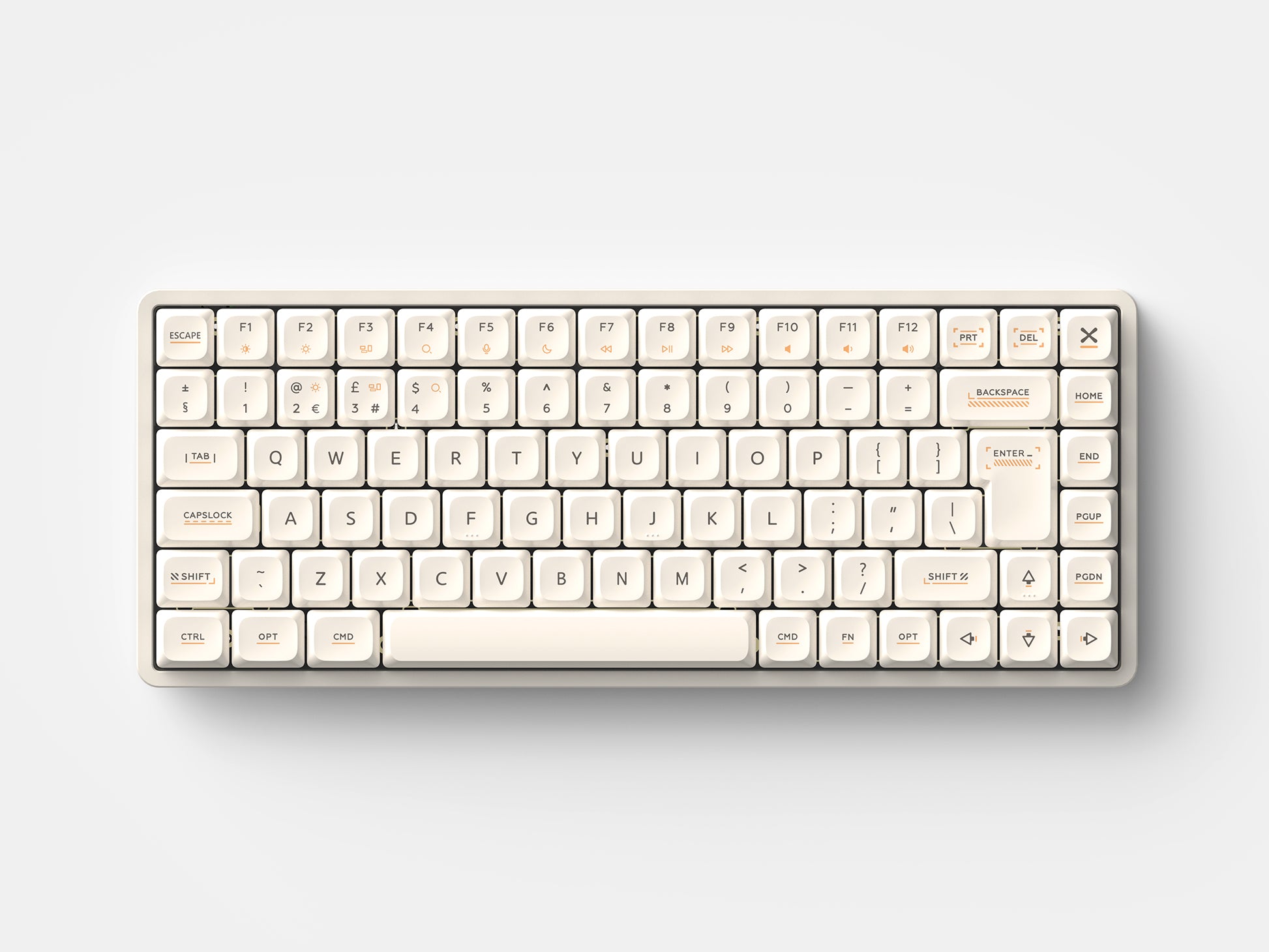 Magi75 ISO 配列-UK UK layout low-profile aluminum 机械键盘