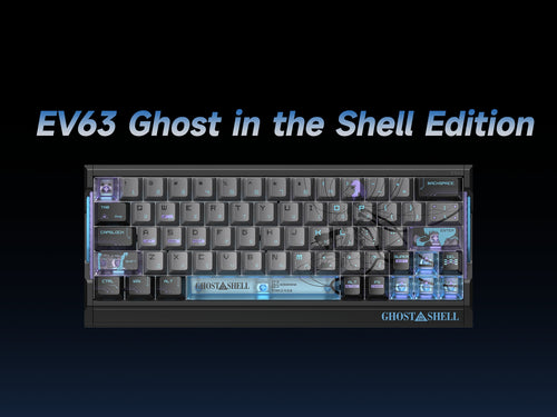 启云科技 EV63 HE EV63 x 攻壳机动队联名 Hall Effect Gaming 键盘