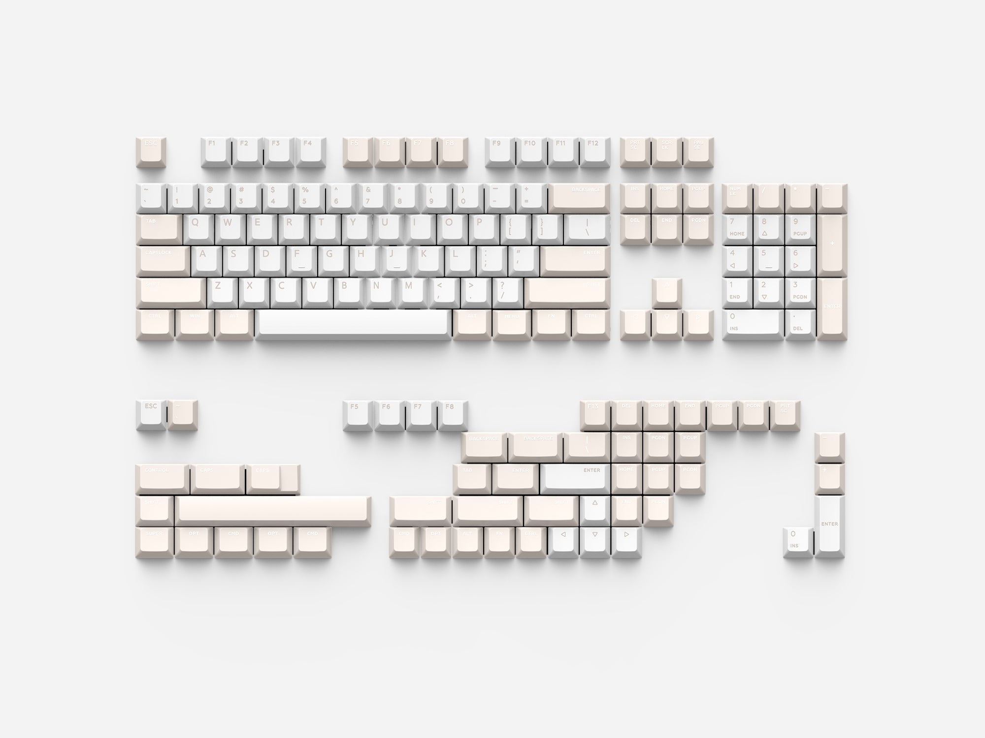 PBT 键帽 Set 奶油白 PBT 键帽套装.jpg__PID:860fb432-f256-4e83-ac39-02c6f15c9ce9