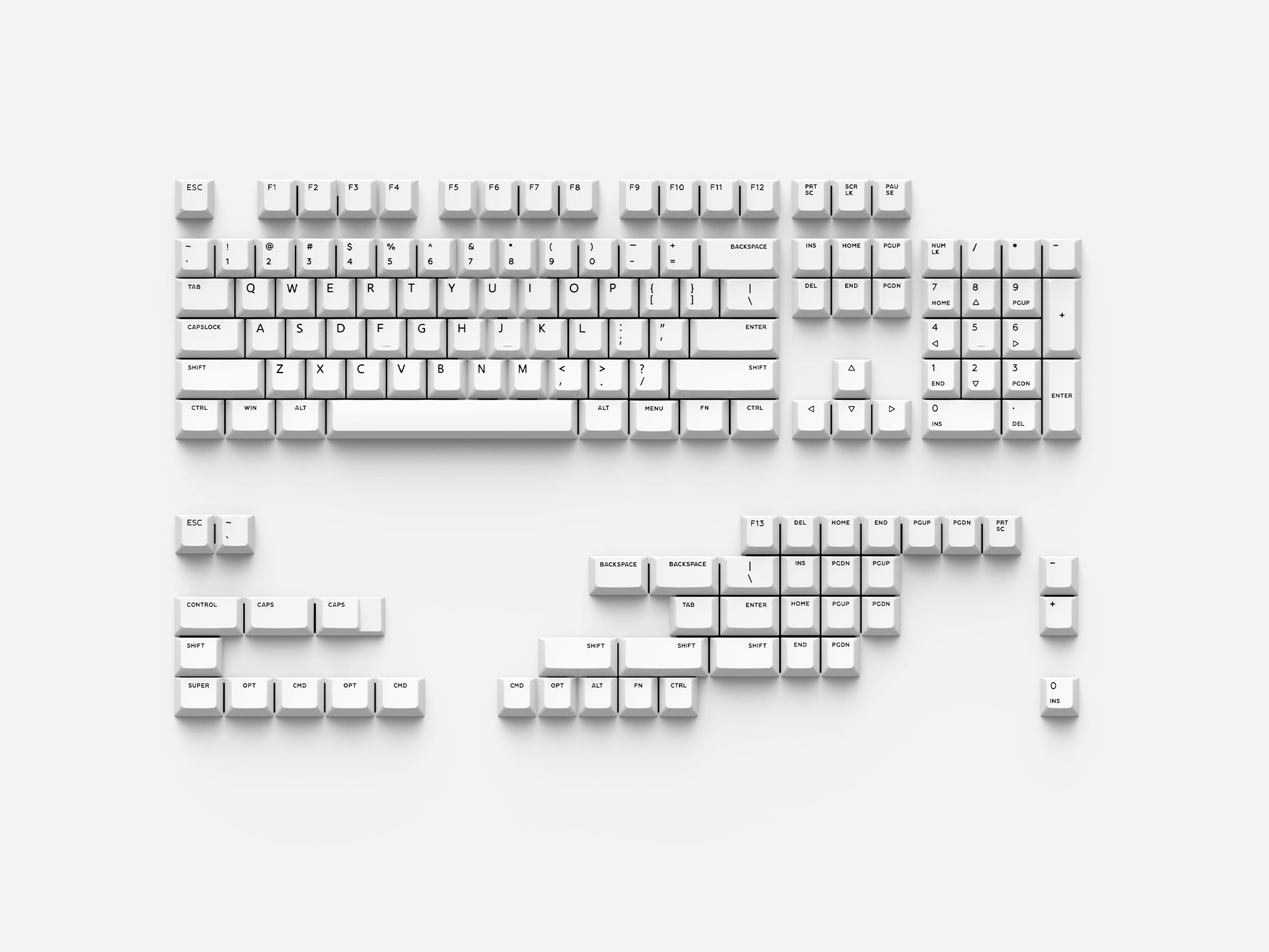 PBT 键帽 Set Pure White PBT 键帽 Set.jpg__PID:f256ce83-2c39-42c6-b15c-9ce959c82c85