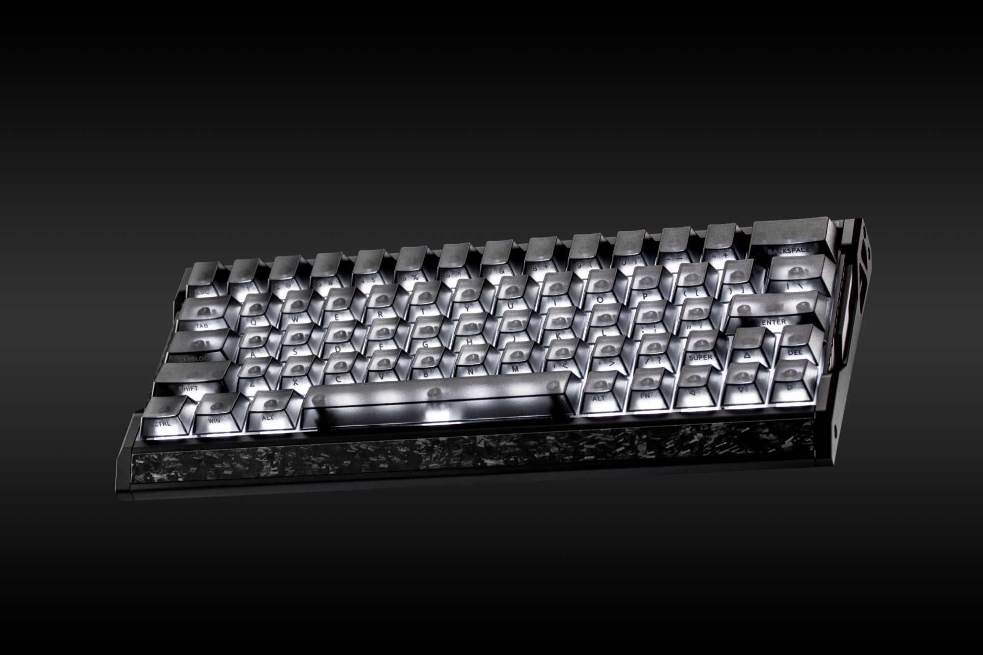 启云科技 EV63 暗面 RS 版 Hall Effect 键盘 angled product image